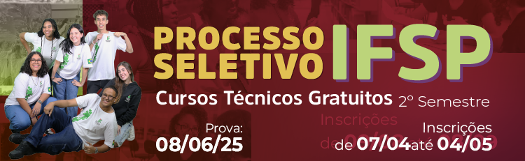 Processo Seletivo 2025/2 - Concomitantes e Subsequentes 